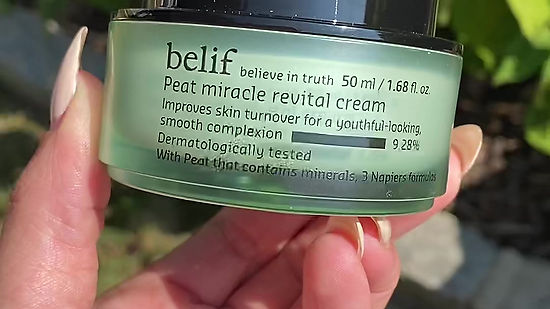 Belif Peat Miracle Revital Cream